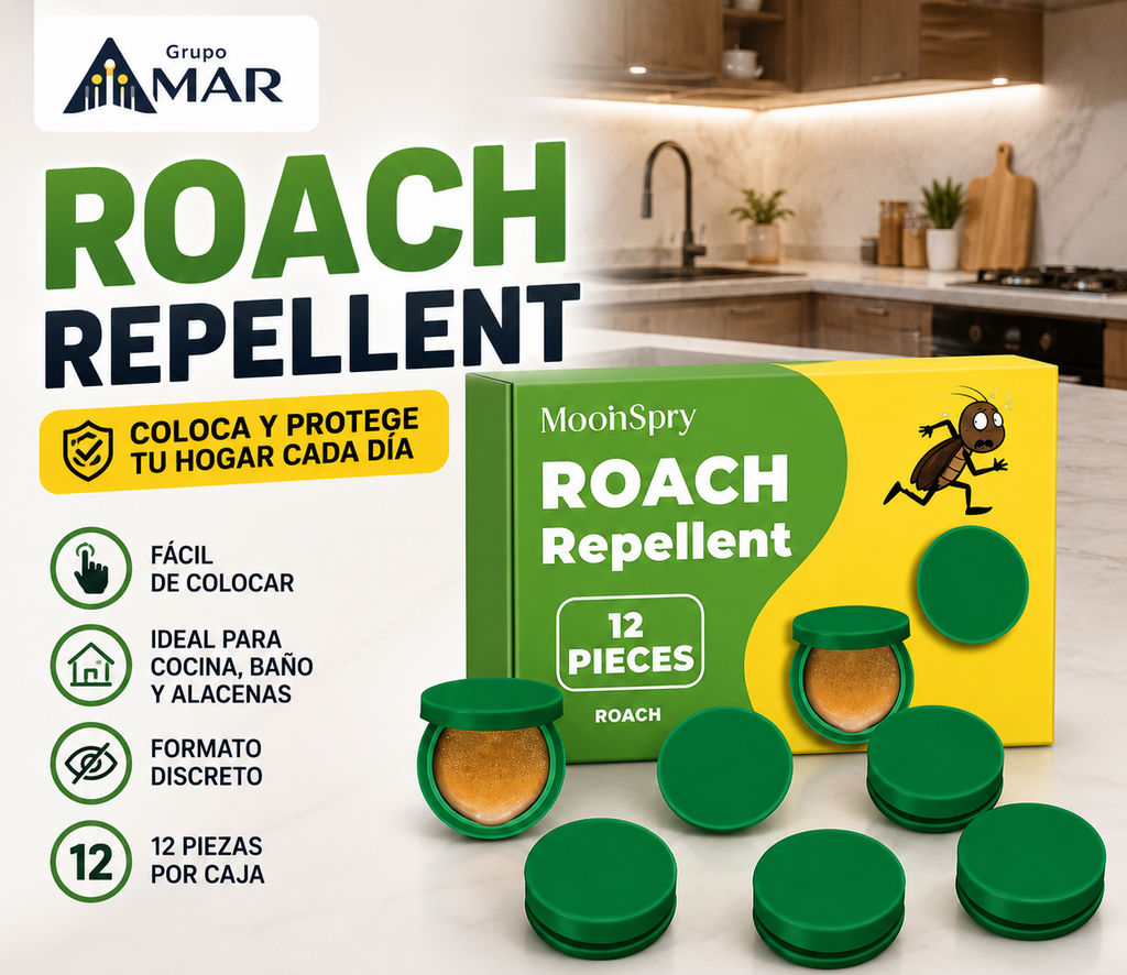Cebo Repelente De Cucarachas 12pz